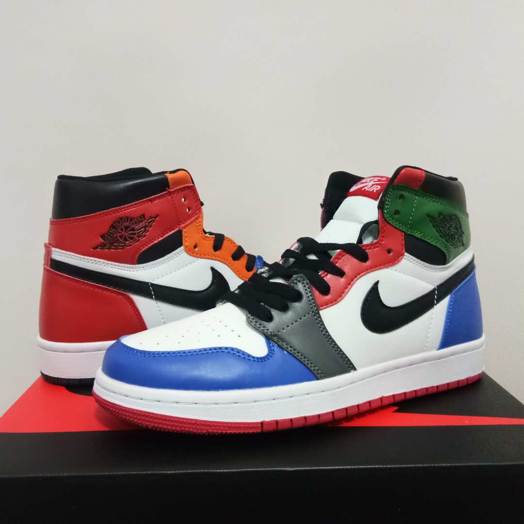 2018 Air Jordan 1 Rianbow Colorful Shoes